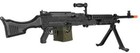 Lancer Tactical Full Metal M240 Airsoft Aeg Squad Automatic Machine Gun With Box