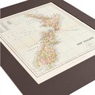 Antique New Zealand Map  C 1904   Counties Formed 1876   Chambers Color Print
