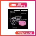 50 Count Mini Sample Jars With Lids  Tiny Empty Lip Balm Containers  Makeup Trav