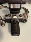 Vintage Asahi Pentax K1000 Camera With Extra Lens  Camera Bag And Carry Strap