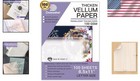 Versatile 8 5x11 Translucent Vellum Paper - 50 Sheets For Crafts   Scrapbooking