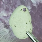 Holey Hag Stone Natural Surf Tumbled Beach Rock Wishing Good Luck Fairy  1596