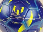 Lionel Messi Soccer Ball Hand Signed acrylic Cube coa free Shipping