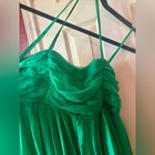 Alice olivia Silk Halter Dress In An Emerald Green Size S