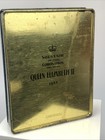 Queen Elizabeth Ii Coronation Small Confectionary Rectangle Tin Dulcet 1953 Rare