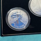 2006 American Eagle 20th Anniversary 3-coin Silver  1 Set W P W  Coa