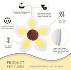 Blooming Bath Lotus Baby Bath Mat Flower Bath For Washing Baby In Sink