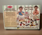 New Melissa   Doug Scoop   Top 34 Piece Wooden Ice Cream Play Set Rare