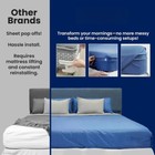 Invisible Bed Sheet Holder Clip No Slip Needle Free Grippers Secure Safe Bedding
