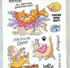 Feline Cat Art Impressions Clear Acrylic Stamp Set 5385 New 