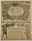 1913 Sears Roebuck Catalog Ad Silk Taffeta Flannel Fabric Antique Vintage