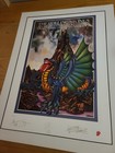 The Rolling Stones Original Lithograph Cardiff Castles Rare  1 2500 1993 Edition