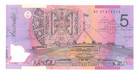 Australia 1997  5 Five Dollar Banknote  P-51c  Uncirculated Bc 97 914212