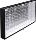 Hot Wheels 1 64 Diecast Wall Mount Car Display Case  Black Carbon clear Acrylic