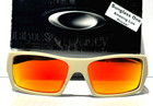 New Oakley Gascan Desert Tan Polarized Galaxy Ruby Mirror Lens Sunglass 9014