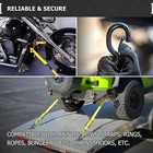 Ratchet Straps Tie Down Kit - 5 000lbs Break Strength Heavy Duty Tie Down Straps