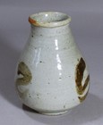 A Very Fine rare Korean Iron S-shape Painted White Jar-17 18th C