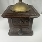 1930s Tre Spade Metal Coffee Grinder     Fb Fratelli Bertoldo Mill     Vintage Italy