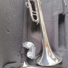 New Bach Silver   plated C Trumpet professional Performance Grade Brass With Case