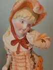 Antique Victorian Bisque 12  Girl   Boy Gebruder Heubach 1850-1899 Mold  4927