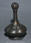 4 4   Old Chinese Silver Dynasty Palace Flower Pattern Antique Vase