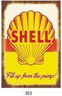 4 Pieces Reproduction Vintage Tin Signs  Gas Oil Car Metal Signs For Garage Man