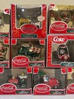 Coca-cola Christmas Ornaments Lot Of 10  Vintage  Platinum Series