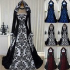 Vintage Women s Medieval Dress Costume Hooded Victorian Renaissance Gothic Dress