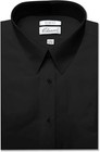 Microfiber Slim Fit Tuxedo Shirt  laydown Collar   Non Pleat  White black