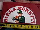 Birra Moretti L italiana  Autentica Rubber Bar Runner Mat No Spill 17 5 X 6 In