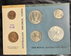 1966 Australian Decimal Coins Set Blue Card Uncirculated - Royal Australian Mint