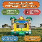 Inflatable Bounce House Commercial Kids Tropical Jumping Castle With Blower