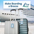 Highwind 4 Pack Cruise Luggage Tag Holder For Suitcases  Compatible With Cele   
