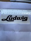 Ludwig Black Vintage 60 s Logo For Bass Drum Super Quality Item  Easy Install  