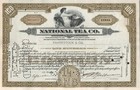 Vintage Original Stock - National Tea Co  - Lot Of 10