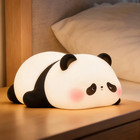 Rechargeable Silicone Pat Lamp Cute Panda Lamp Led Sleep Night Light Gift Apt