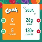 Crush- Powder Drink Mix - Sugar Free   Delicious  grape  72 Sticks 