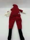 Woof   Poof 2000 Long Legged Santa With Button   Paper Tag 20 Inches