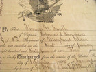 Civil War 5th Maryland Union Soldier Discharge Fredericksburg Virginia 1865