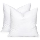  Synthetic Down Lumbar Pillow Insert  12x12 Down 12x12 Inch  pack Of 2  White