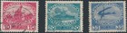 Stamp Austria Sc B3-7 1915 Military Calvary Biplane Battleship Cannon Used