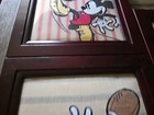Disney Framed Picture Set Of 3 Mickey Mouse Baby Room Decor Sports Fabric 