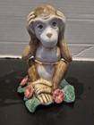 Rare Majolica Fitz    Floyd Hear No Evil see No Evil speak No Evil Condiments