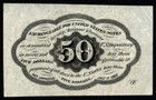 1862-63 50c First Issue Beautiful Crisp Xf  au Fractional Currency 