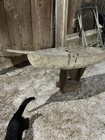 Wooden Pond Yacht Model Sail Boat Boat Stand Antique Lakehouse Lake Cabin Sea