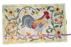 Vintage Hand Hooked Rooster Rug 31 1 2    By 19 1 2    Kitchen Farm French Country