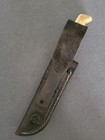 Custom Sheath Fits Buck 119 Knife  Black  Heavy Leather  Right Hand 