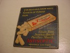 Vintage Listerated Gum Mechanical Advertising Card Smiley Girl