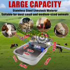 Outdoor Dog Water Bowl Automatic Dispenser Drinking Water Bowl Stainless Steel
