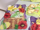 Vintage Eureka Easter Die Cut Cutout Decorations Lot Of 5